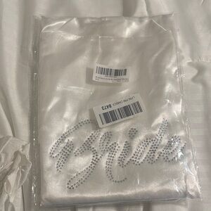 White Satin Bride Robe